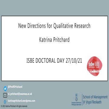 New directions for qualitative research
