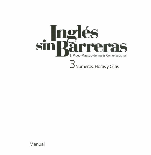 Ingles sin barreras manual 3 dvd