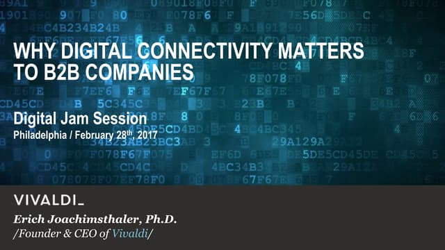 Why Digital Connectivity Matters to B2B Companies
