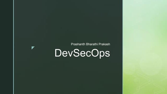 DevSecOps : an Introduction
