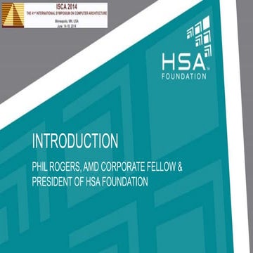 ISCA Final Presentation - Intro