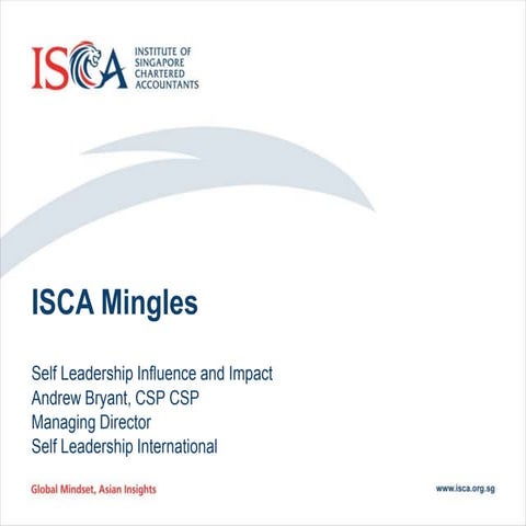 Self Leadership for Influence and Impact