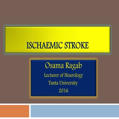 Ischaemic stroke 