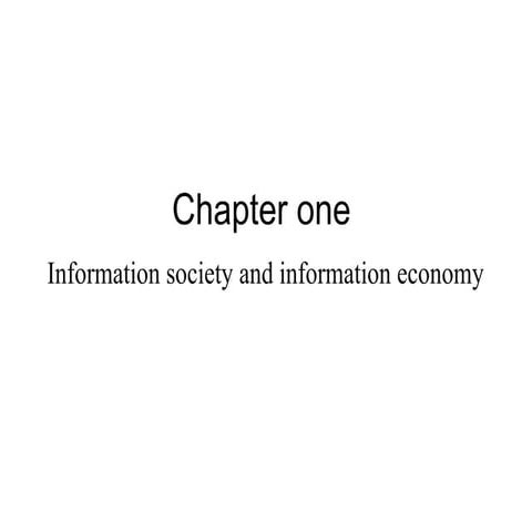 Information system society Chapter one.ppt