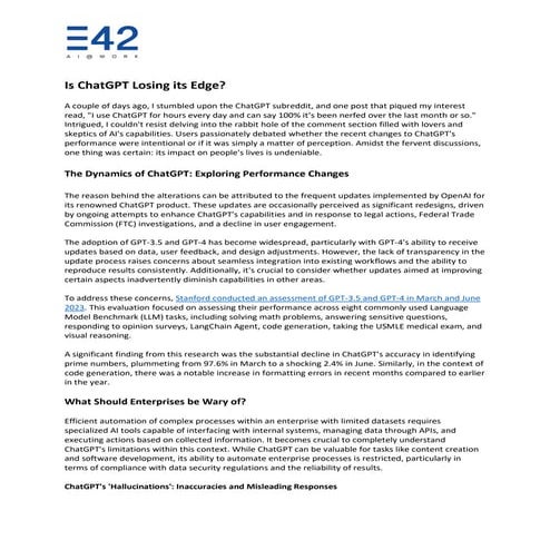 Is ChatGPT Losing its Importance or Not?