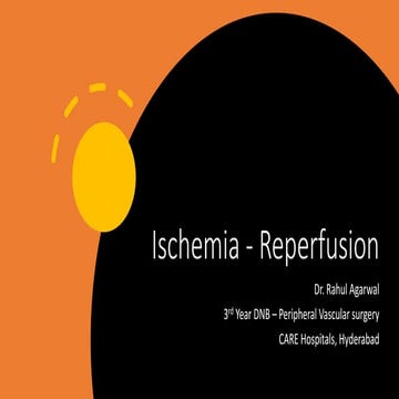 Ischemia reperfusion