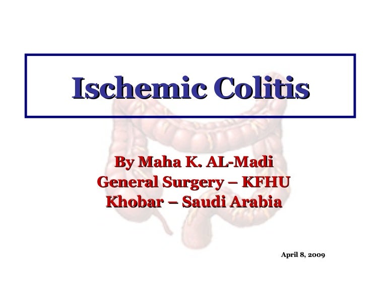 Ischemic Colitis