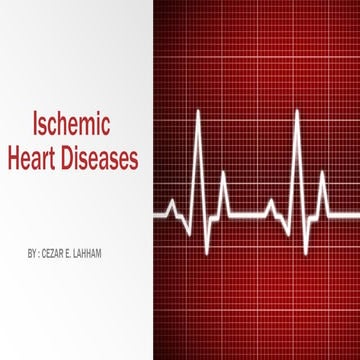 Ischemic heart disease & Dentistry