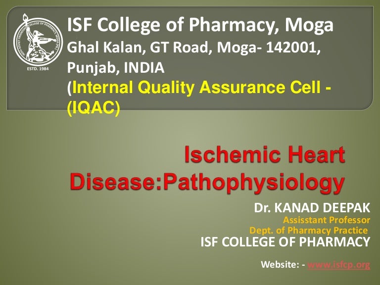 Ischemic Heart Disease:Pathophysiology