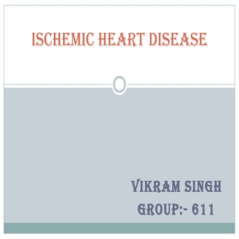 Ischemic heart disease
