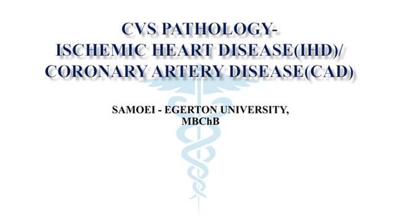 CAD AND MI (CORONARY ARTERY DISEASE AND MYOCARDIAL INFARCTION) | PDF