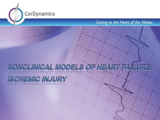 Validation for Anesthetized Models: Hemodynamics and ...