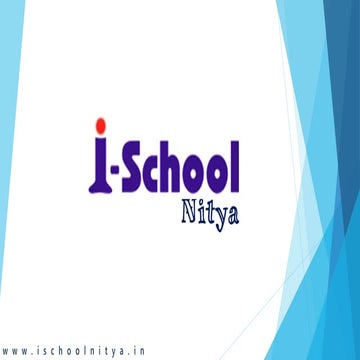I school nitya ppt