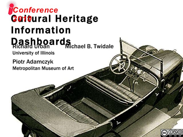 Cultural Heritage Information Dashboards