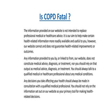 Is Copd Fatal – Emphysema: Symptoms, stages, causes, treatments, and ...
