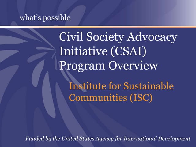 ISC what we do