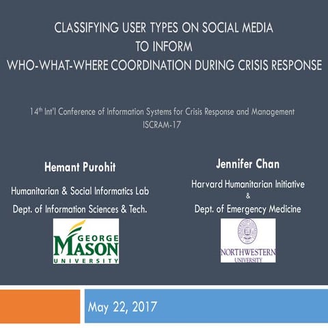 User Classification of Organization and Organization Affiliated Users during ...