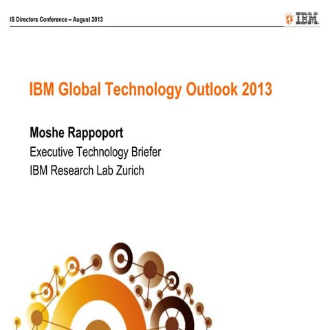 ISDC 2013_Referat_Moshe Rappoport_IBM GTO 2013