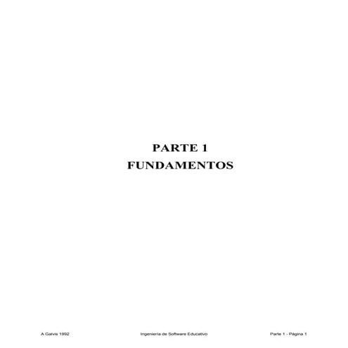 Ingeniería de Software Educativo (1992) parte 1 fundamentos