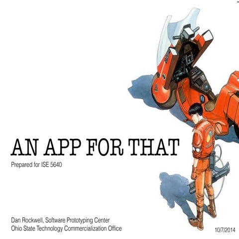 App For That : OSU-COE-ISE5640