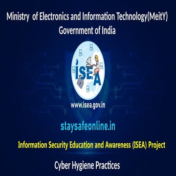 isea cyber safty awareness ppt by ministry