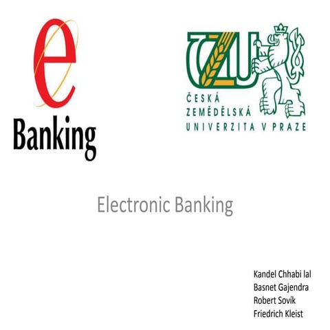 Electronic banking presentation