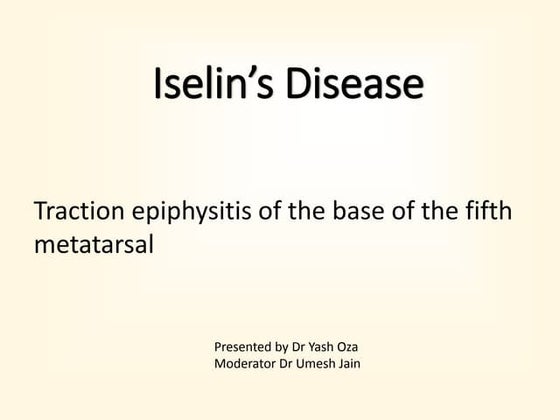 FRACTURES OF THE FIFTH METATARSAL BASE – JONES.pptx