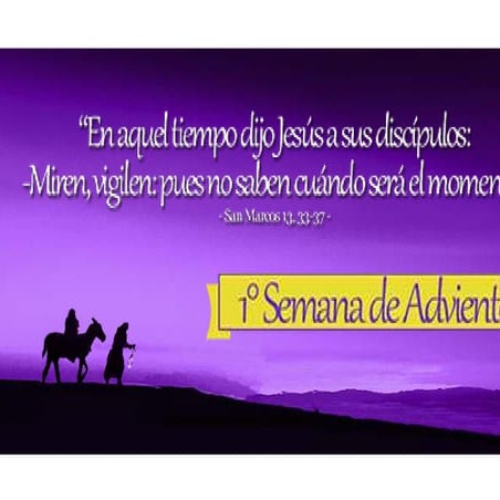I Semana de Adviento