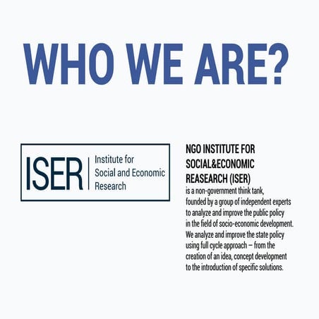 NGO INSTITUTE FOR SOCIAL&ECONOMIC REASEARCH (ISER)