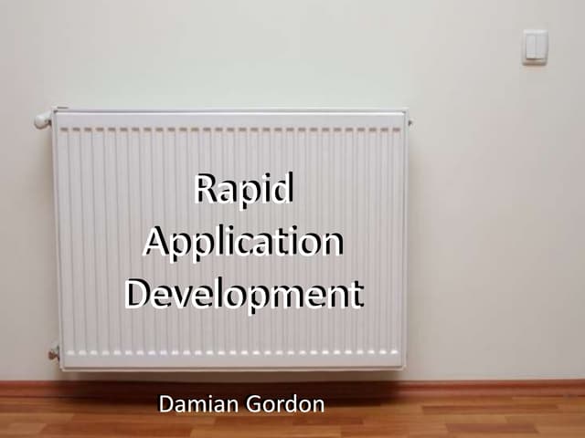 Rapid Application Development Model