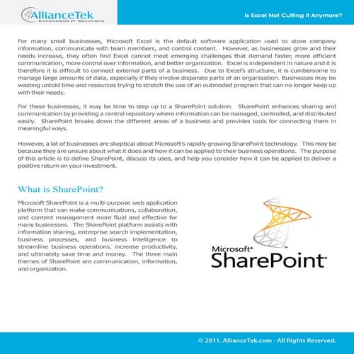 How Can a SharePoint Solution Help Your Business