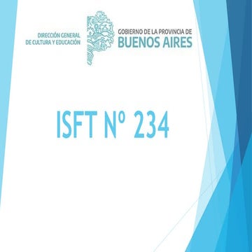 ISFT N 234 2025 preceptoria presentación | PPT