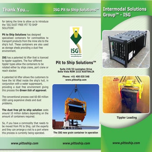 ISG Flyer