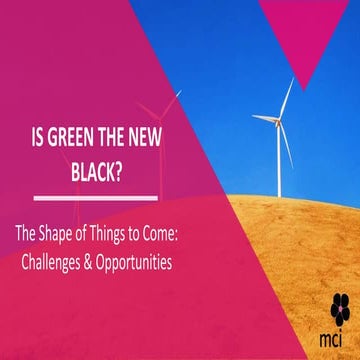 Global Megatrends, Sustainability and Events