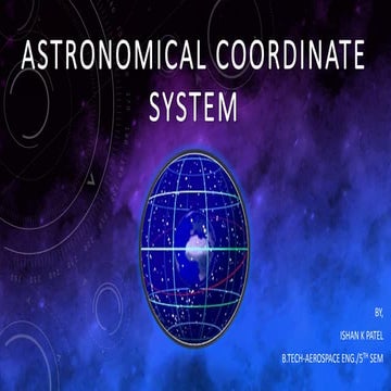 Astronomical Coordinate System