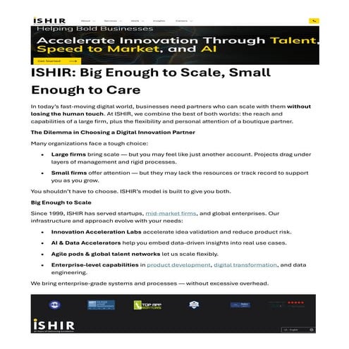 Big Enough to Scale, Small Enough to Care: Can Businesses Truly Balance Both?