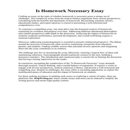 Is Homework Necessary Essay.pdf
