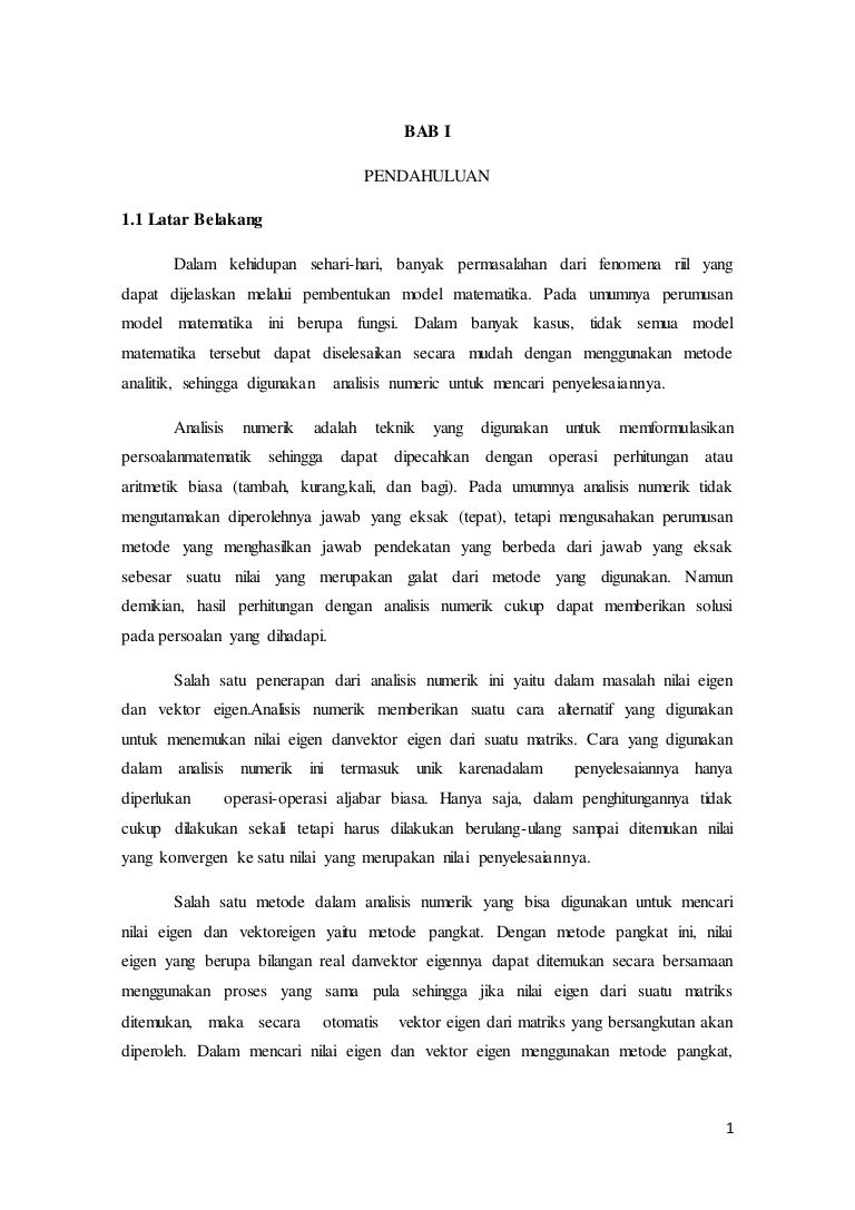 Nilai Eigen Dan Vektor Eigen