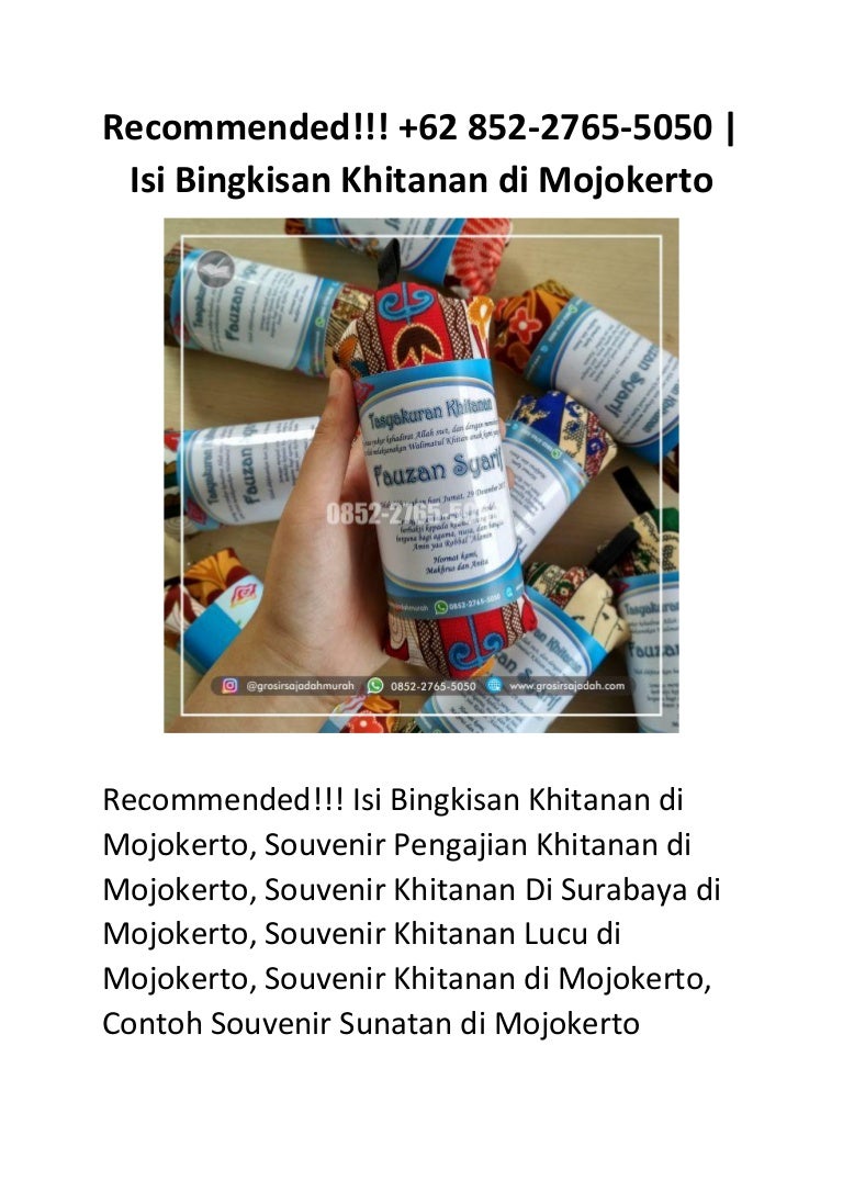 Recommended!!! +62 852-2765-5050 | Isi Bingkisan Khitanan di Mojokerto 3 isibingkisankhitanandimojokerto 210929065539 thumbnail 4