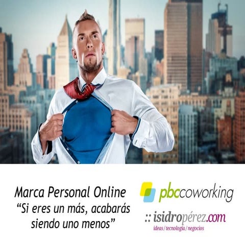 Taller de Marca Personal Online en PBC Coworking Alicante