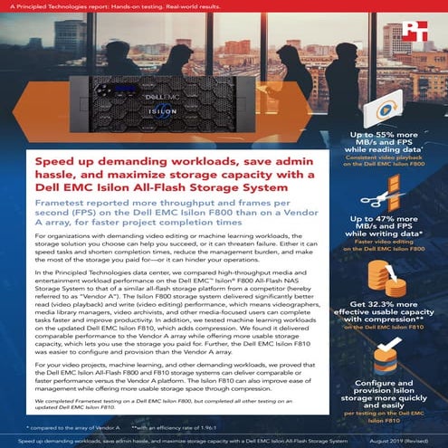 Speed up demanding workloads, save admin hassle, and maximize storage capacit...