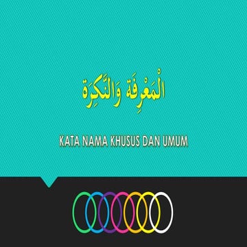 Isim Ma'rifah & Nakirah