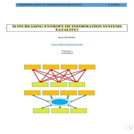 Is increasing entropy of information systems a fatality
