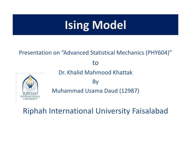 Ising model
