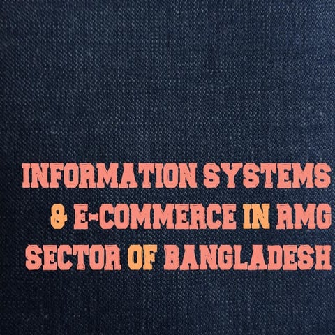 Information System in RMG | PDF