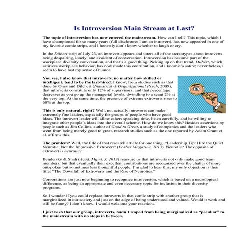 Introvert vs. extrovert | PPTX