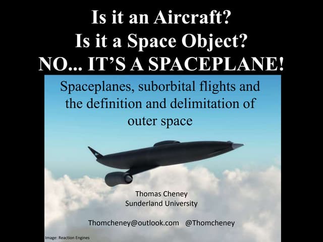 Is it an Aircraft? Is it a Space Ob...