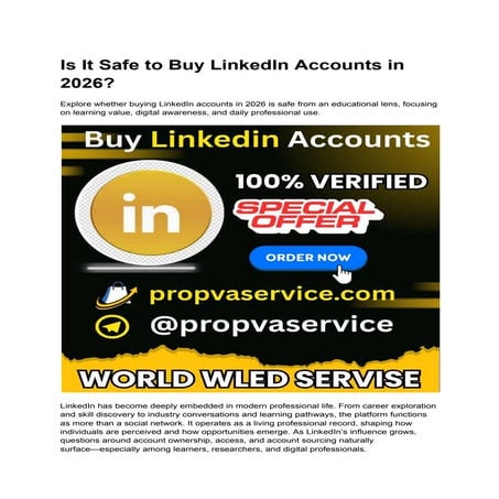 Is It Safe to Buy LinkedIn Accounts in 2026.pdf