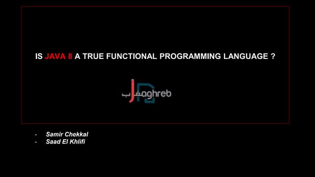 Is java8a truefunctionallanguage