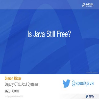Is Java Still Free? | PPT